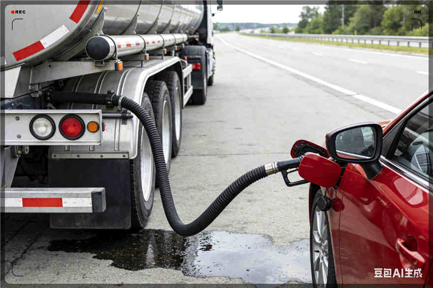 雨城区汽车救援送水案例